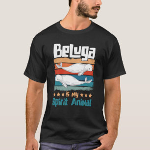 Camiseta Beluga es mi animal de espíritu animal ballena Bel