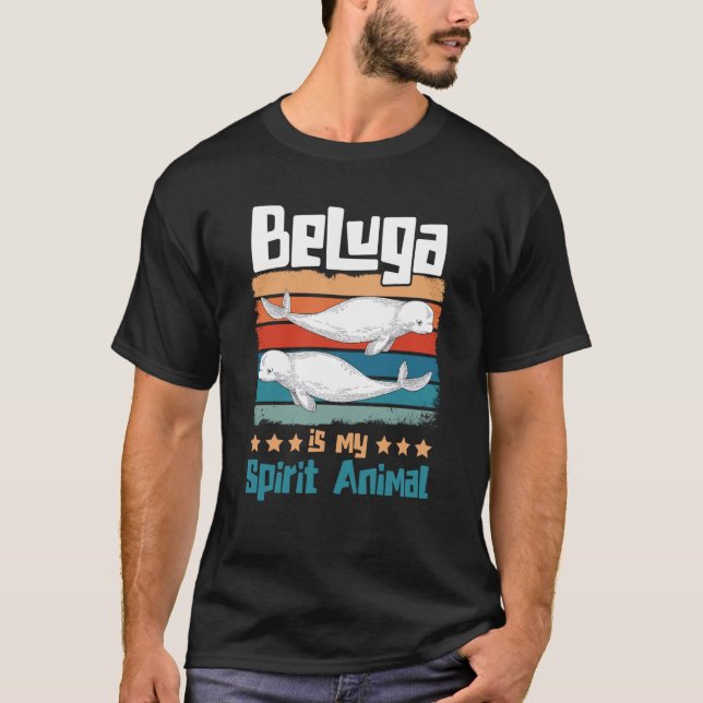 Camiseta Beluga es mi animal de espíritu animal ballena Bel (Anverso)