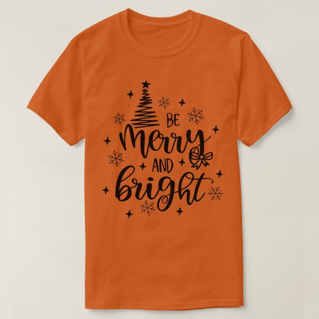 Camiseta BeMerry And Bright Christmas Pajama Cool XMas Tree (Diseño del anverso)