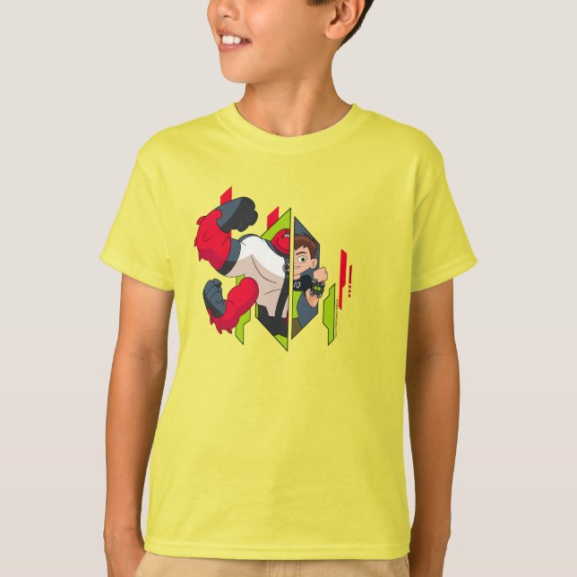 Camiseta Ben 10 Transformación del ADN de los Cuatro Brazos (Anverso)