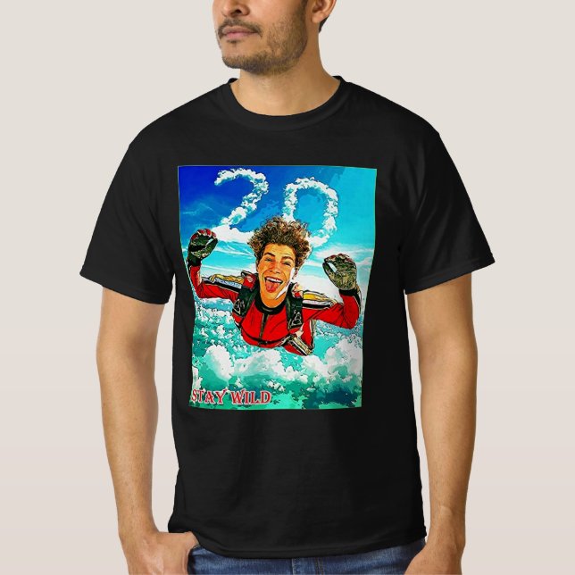 Camiseta Ben azelart merch retro (Anverso)