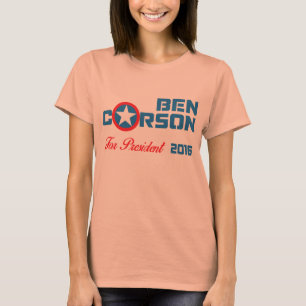 Camiseta Ben Carson Para Presidente 2016