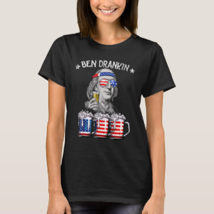 Camiseta Ben Drankin 4 De Julio Benjamin Franklin Beer Ame