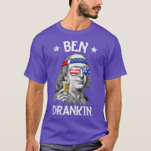Camiseta Ben Drankin 4 de julio Benjamin Franklin Men