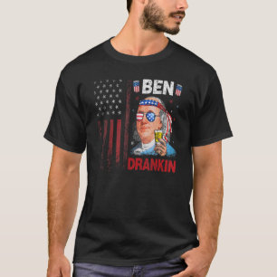 Camiseta Ben Drankin 4 De Julio Benjamin Franklin Men Amer