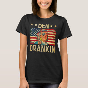 Camiseta Ben Drankin 4 De Julio Benjamin Franklin Men Amer