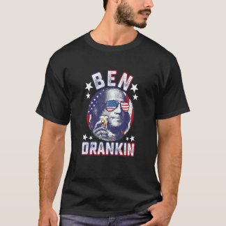 Camiseta Ben Drankin 4 De Julio Benjamin Franklin Mujeres