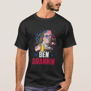 Camiseta Ben Drankin 4 De Julio Benjamin Franklin Mujeres