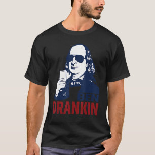 Camiseta Ben Drankin 4 De Julio Benjamin Franklin Mujeres