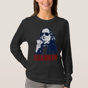 Camiseta Ben Drankin 4 De Julio Benjamin Franklin Mujeres