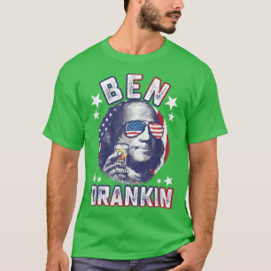 Camiseta Ben Drankin 4 de julio Benjamin Franklin Mujeres