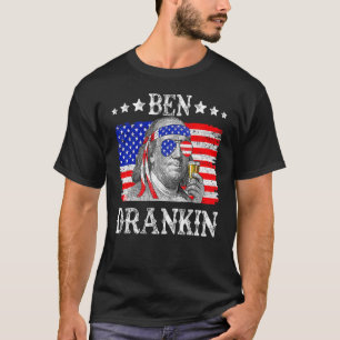 Camiseta Ben Drankin 4 De Julio Benjamin Franklin Mujeres