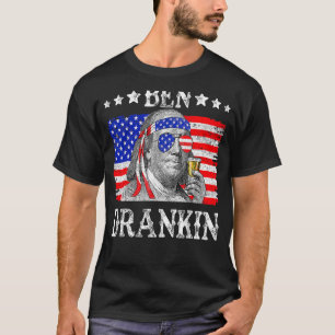 Camiseta Ben Drankin 4 De Julio Benjamin Franklin Mujeres