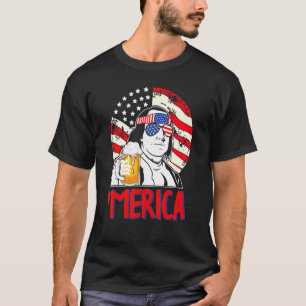 Camiseta Ben Drankin 4 De Julio Benjamin Franklin Mujeres