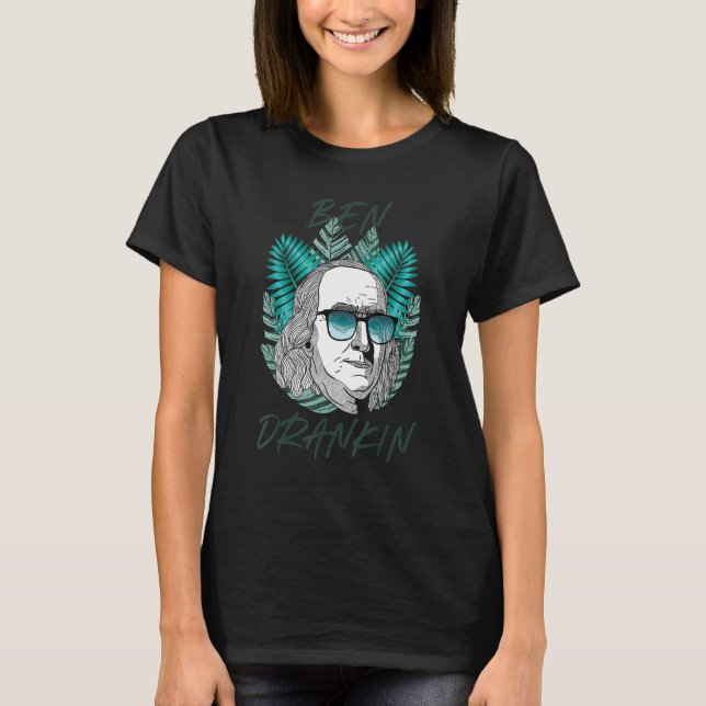 Camiseta Ben Drankin 4 de julio Benjamin Franklin Patrioti (Anverso)