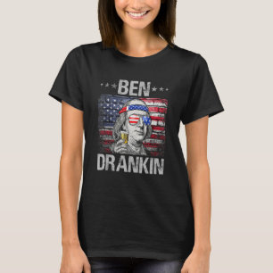Camiseta Ben Drankin 4 De Julio Patriótico Benjamin Frankl