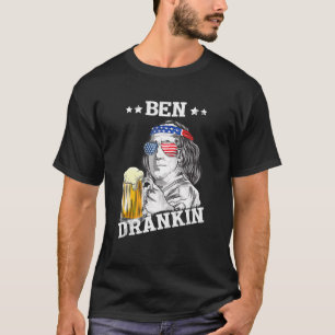 Camiseta Ben Drankin 4 De Julio Patriótico Estadounidense