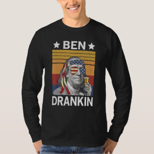 Camiseta Ben Drankin 4 De Julio Retro Independencia Patriót