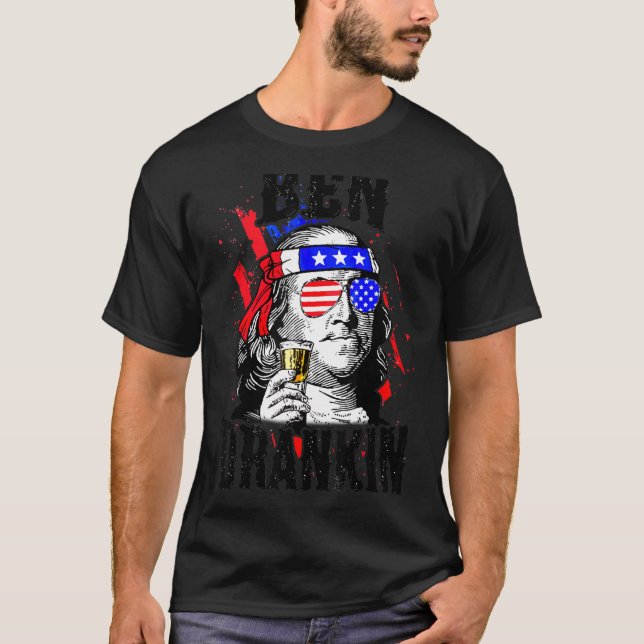 Camiseta Ben Drankin Beer Team Benjamin Franklin 4 (Anverso)