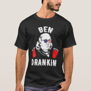 Camiseta Ben Drankin Benjamin Franklin Gafas De Sol 4.º Ju