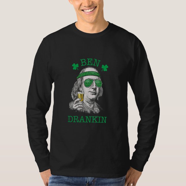 Camiseta Ben Drankin Lucky St Patricks Day (Anverso)