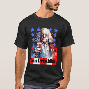 Camiseta Ben Drinklin Funny 4 De Julio