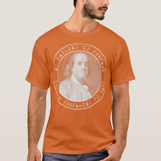 Camiseta Ben Franklin Benjamin Franklin Círculos de citas