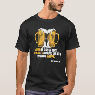 Camiseta Ben Franklin Cote Beer Ale IPA Craft Brewer