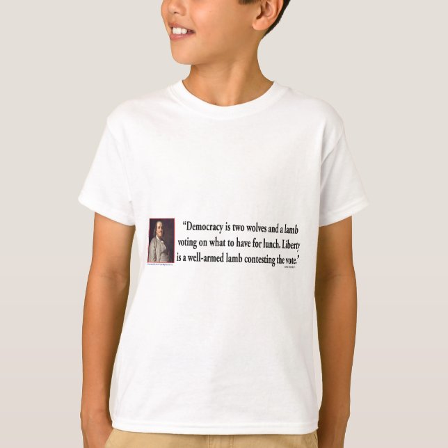 Camiseta Ben Franklin En Control De Armas (Anverso)
