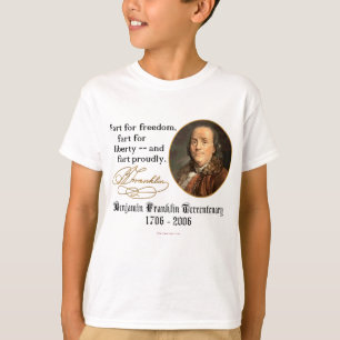Camiseta Ben Franklin - Fart orgulloso
