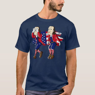 Camiseta Ben Franklin Griddy Bandera Americana 4 de julio
