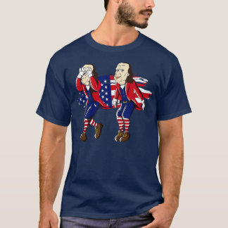 Camiseta Ben Franklin Griddy Bandera Americana 4 de julio