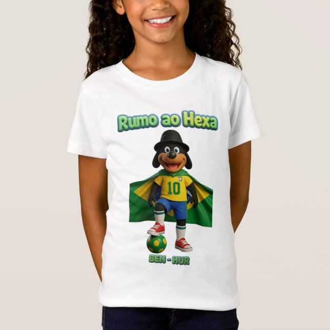 Camiseta Ben-Hur Craque 10 com Capa da Bandeira (Anverso)