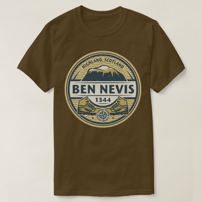 Camiseta Ben Nevis Highland Scotland (Diseño del anverso)