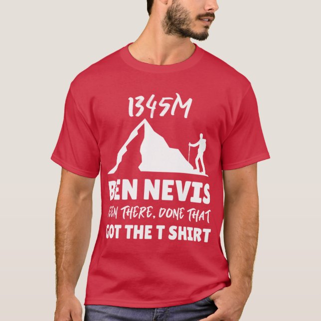 Camiseta Ben nevis retro (Anverso)