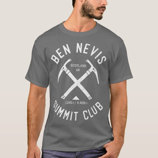 Camiseta Ben Nevis Summit Club I escalé Ben Nevis (Anverso)