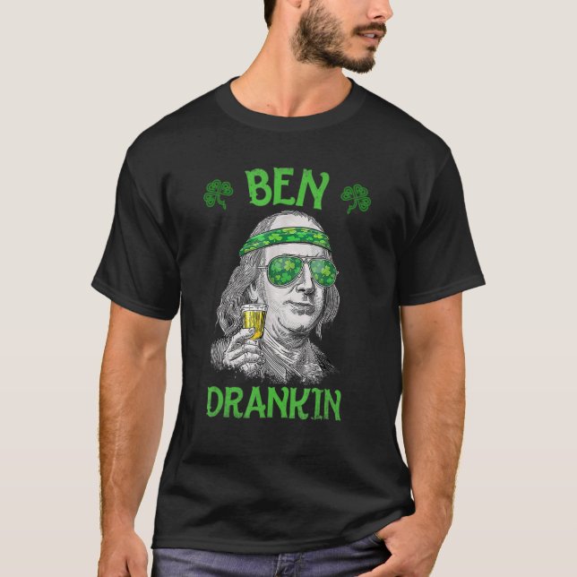 Camiseta Ben St Patrick's Day Benjamin Franklin (Anverso)