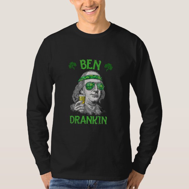 Camiseta Ben St Patrick's Day Benjamin Franklin (Anverso)