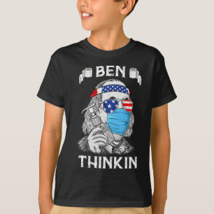 Camiseta Ben Thinkin 4 De Julio Fun Benjamin Franklin Patr