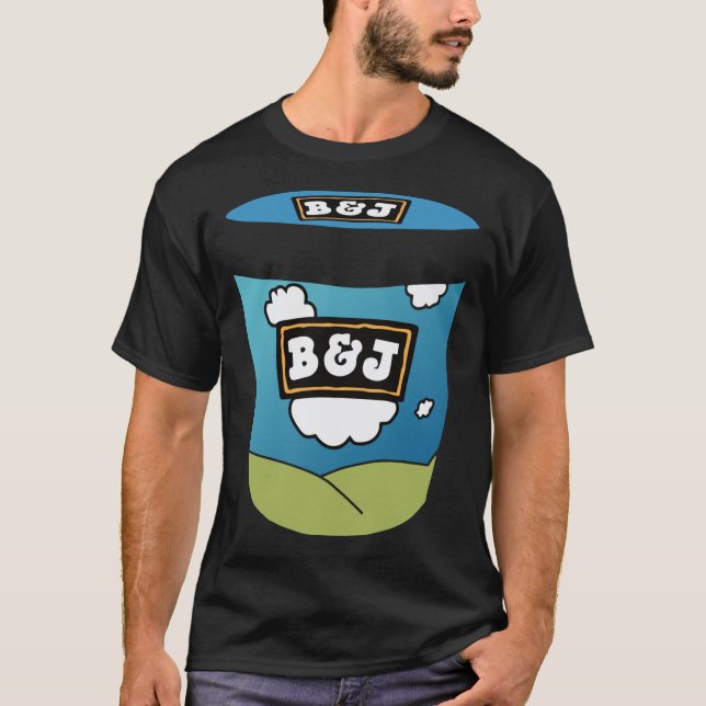 Camiseta Ben Y Jerrys, Para Tendencias Gráficas De Tamaño C (Anverso)
