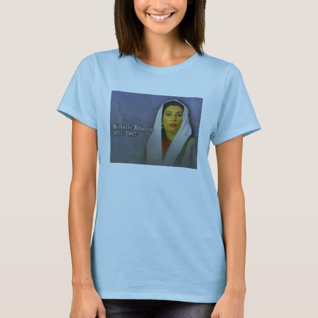 Camiseta Benazir Bhutto (Anverso)