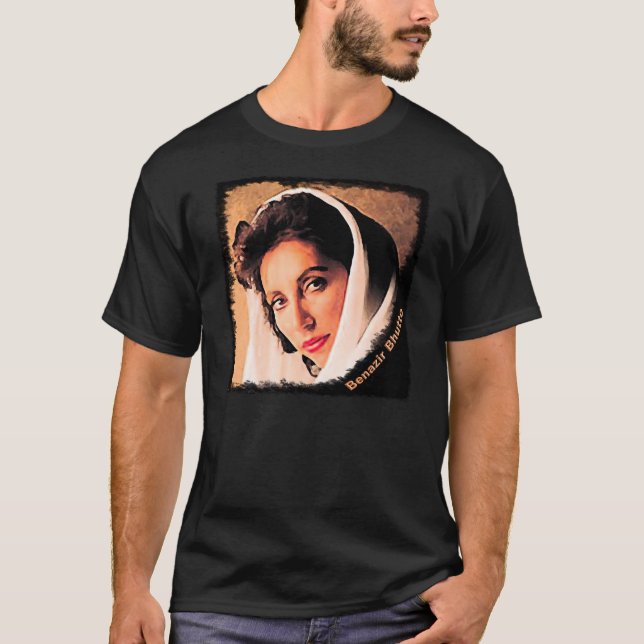 Camiseta Benazir Bhutto (Anverso)