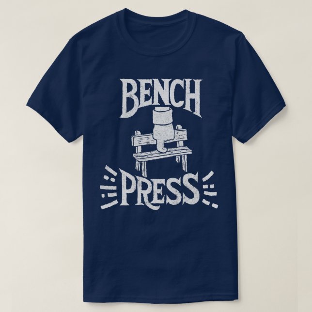 Camiseta Bench Press 2 (Diseño del anverso)