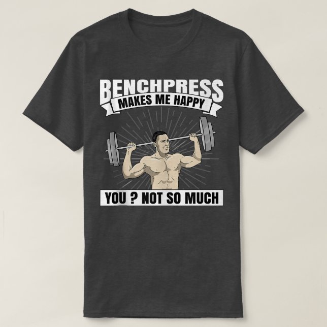 Camiseta Bench Press Gift Musch Bodybuilding Men GYM Tank (Diseño del anverso)