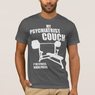 Camiseta Bench Press - Mi sofá psiquiátrico - Construcción