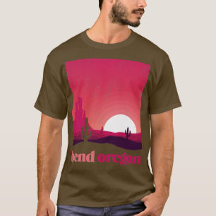 Camiseta Bend Oregon Desert Ilustracion Vintage Souvenir2