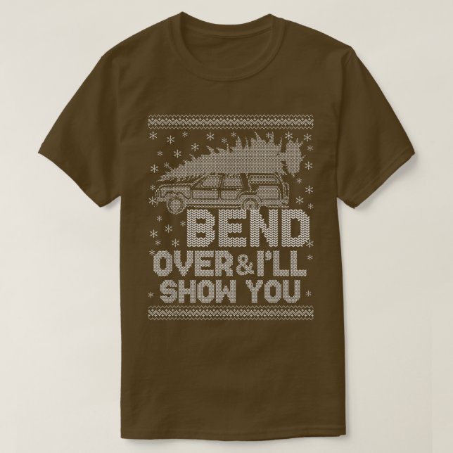 Camiseta Bend Over And Ill Show You Funny Matching Couple C (Diseño del anverso)