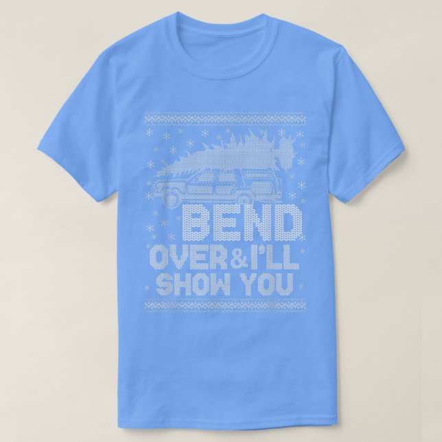 Camiseta Bend Over And Ill Show You Funny Mating Pareja C (Diseño del anverso)