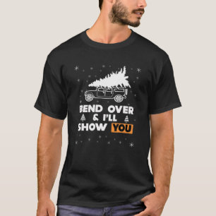 Camiseta Bend Over Y Te Mostraré Funny Couple Xmas Chris