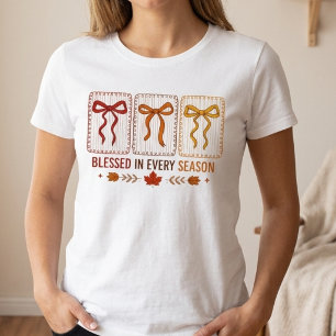 Camiseta Bendecida en todas las estaciones